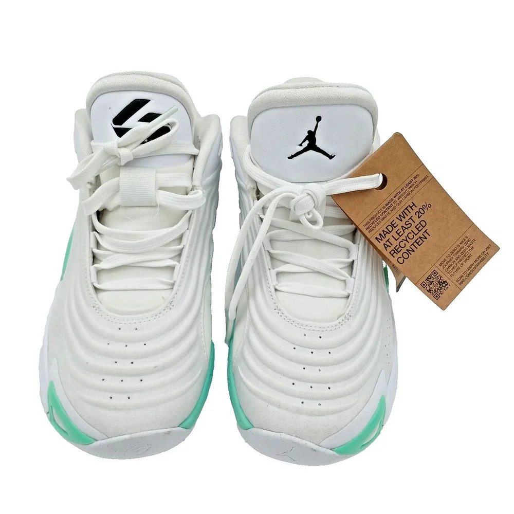 New Mens Nike Jordan Luka 3 Photo Finish (White- Black Volt- Glow Green)‎ Size 8